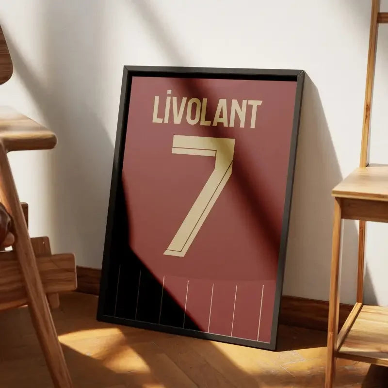 Affiche Bordeaux Third 2023-2024 – Affiche encadrée personnalisée - Cadre Perso
