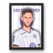 Affiche Branco van den Boomen - Toulouse FC – Affiche encadrée personnalisée - Cadre Perso