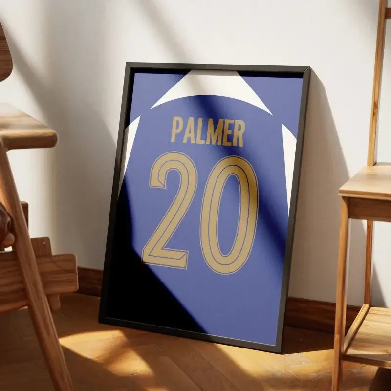 Affiche Chelsea Domicile 2023-2024 – Affiche encadrée personnalisée - Cadre Perso
