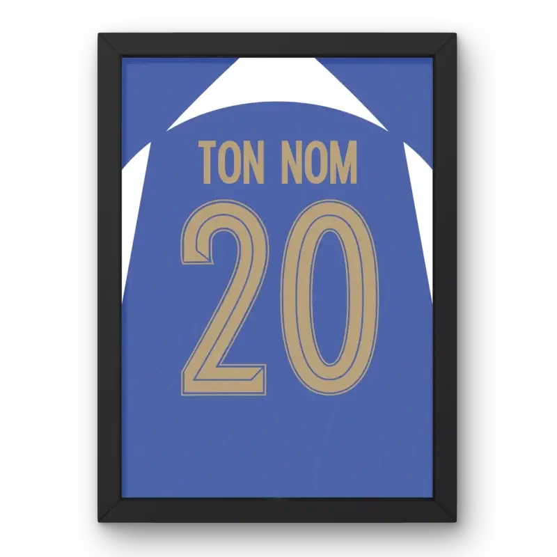 Affiche Chelsea Domicile 2023-2024 – Affiche encadrée personnalisée - Cadre Perso