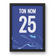 Affiche Chelsea Domicile 2024-2025 – Affiche encadrée personnalisée - Cadre Perso