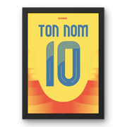 Affiche Colombie Domicile Copa 2024 – Affiche encadrée personnalisée - Cadre Perso