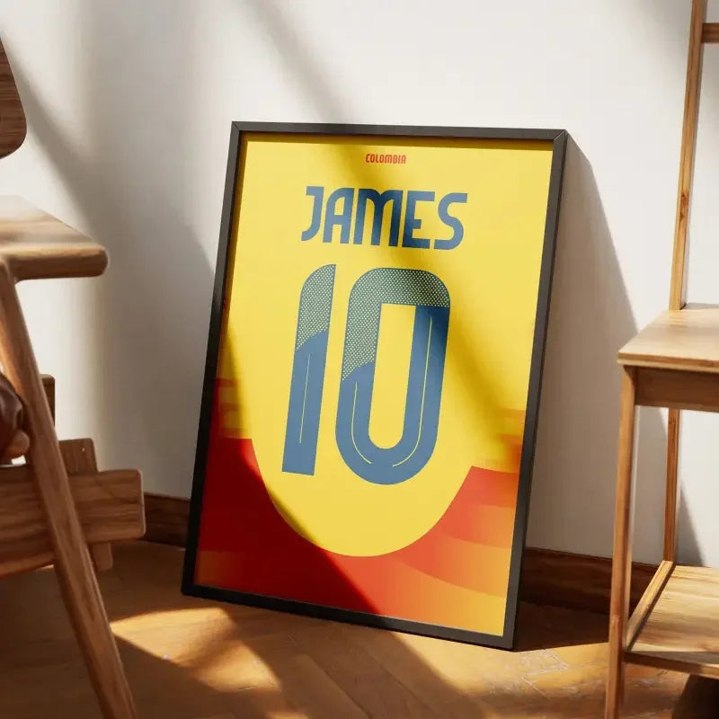 Affiche Colombie Domicile Copa 2024 – Affiche encadrée personnalisée - Cadre Perso