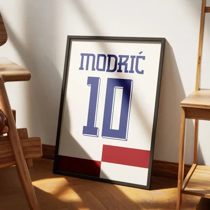 Affiche Croatie Domicile Euro 2024 – Affiche encadrée personnalisée - Cadre Perso