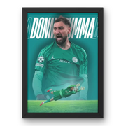 Affiche Donnarumma - PSG – Affiche encadrée personnalisée - Cadre Perso