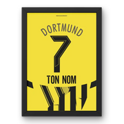 Affiche Dortmund (Coupe) Domicile 2024-2025 – Affiche encadrée personnalisée - Cadre Perso
