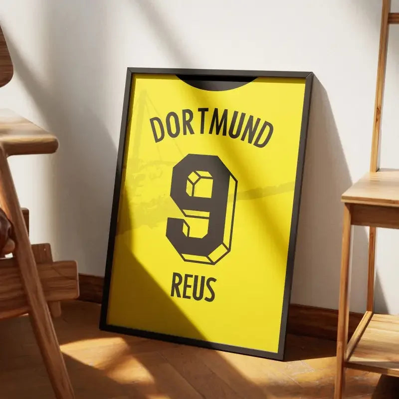 Affiche Dortmund Domicile 2023-2024 – Affiche encadrée personnalisée - Cadre Perso