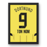 Affiche Dortmund Domicile 2024-2025 – Affiche encadrée personnalisée - Cadre Perso