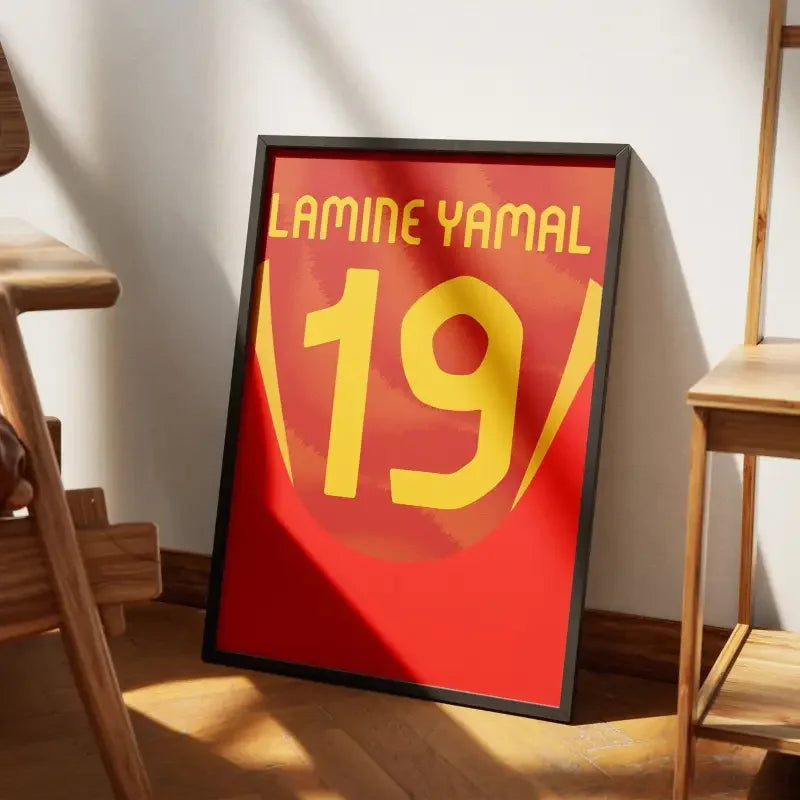 Affiche Espagne Domicile Euro 2024 – Affiche encadrée personnalisée - Cadre Perso