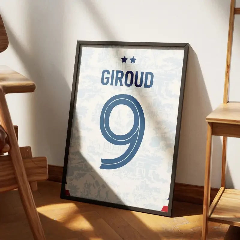 Affiche France Extérieur 2023 – Affiche encadrée personnalisée - Cadre Perso
