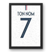 Affiche France Extérieur Coupe du Monde 2018 – Affiche encadrée personnalisée - Cadre Perso
