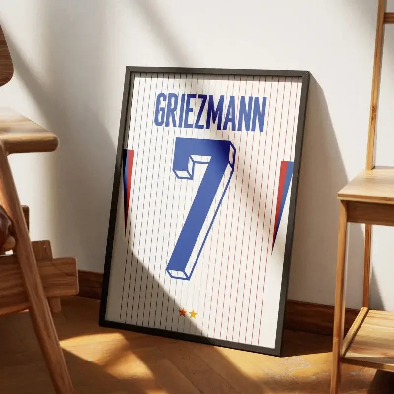 Affiche France Extérieur Euro 2024 – Affiche encadrée personnalisée - Cadre Perso