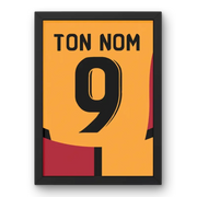 Affiche Galatasaray Domicile 2024-2025 – Affiche encadrée personnalisée - Cadre Perso