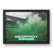 Affiche Geoffroy-Guichard | L'âme des Verts – Affiche encadrée personnalisée - Cadre Perso