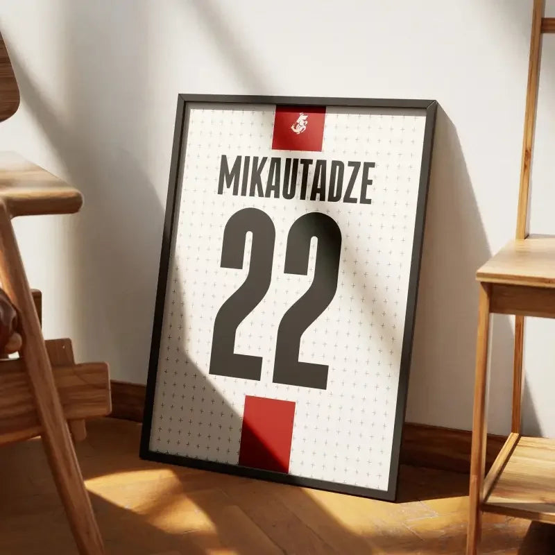 Affiche Géorgie Domicile Euro 2024 – Affiche encadrée personnalisée - Cadre Perso