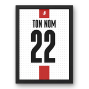 Affiche Géorgie Domicile Euro 2024 – Affiche encadrée personnalisée - Cadre Perso