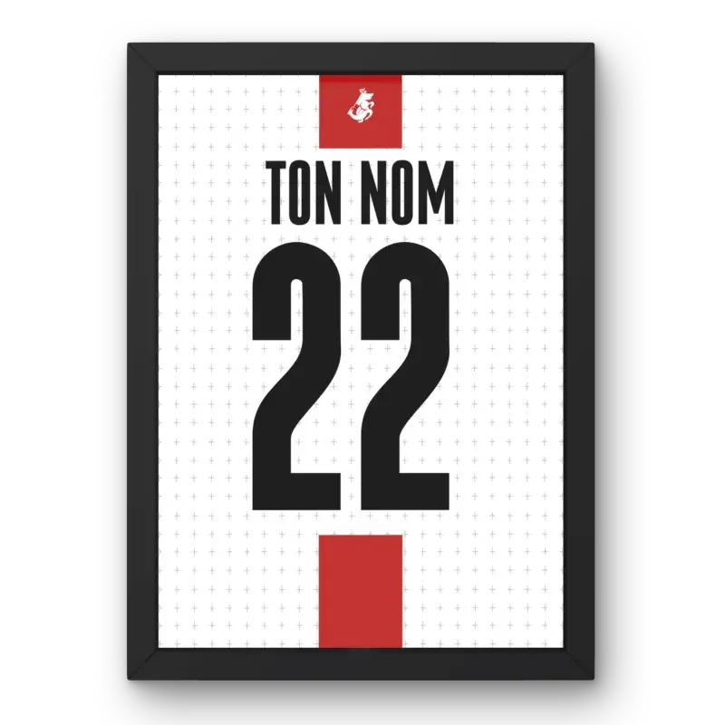Affiche Géorgie Domicile Euro 2024 – Affiche encadrée personnalisée - Cadre Perso
