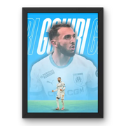Affiche Gouiri - OM – Affiche encadrée personnalisée - Cadre Perso