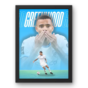 Affiche Greenwood - OM – Affiche encadrée personnalisée - Cadre Perso