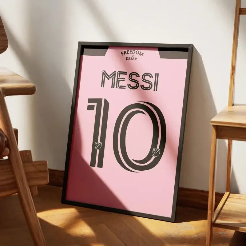 Affiche Inter Miami Domicile 2023-2024 – Affiche encadrée personnalisée - Cadre Perso