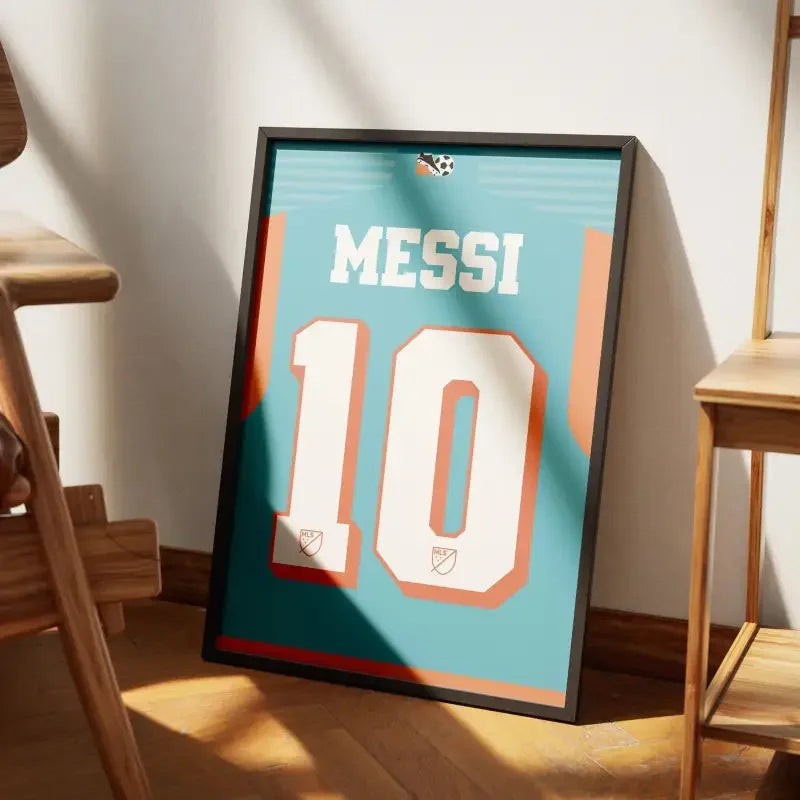 Affiche Inter Miami Third 2024-2025 – Affiche encadrée personnalisée - Cadre Perso