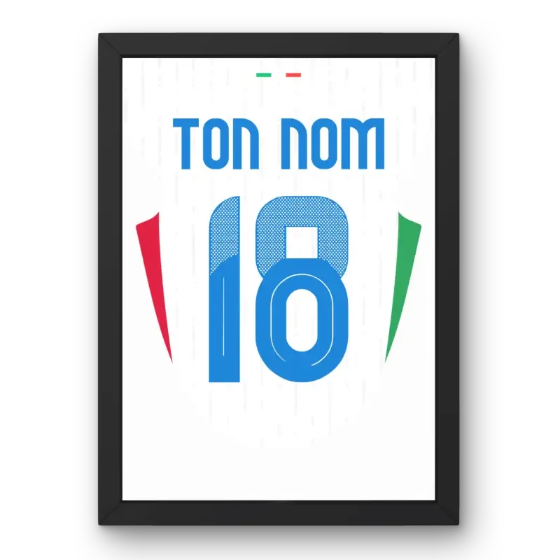 Affiche Italie Extérieur Euro 2024 – Affiche encadrée personnalisée - Cadre Perso