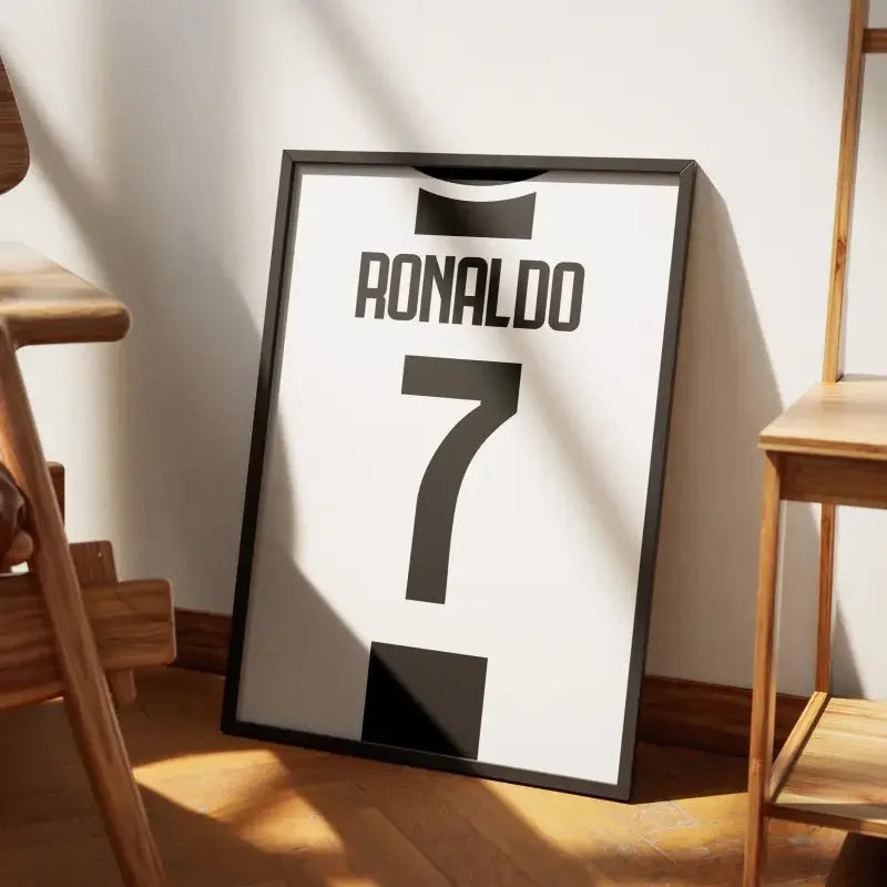 Affiche Juventus Domicile 2018-2019 – Affiche encadrée personnalisée - Cadre Perso