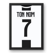 Affiche Juventus Domicile 2018-2019 – Affiche encadrée personnalisée - Cadre Perso
