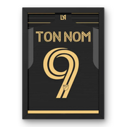 Affiche LAFC Domicile 2024-2025 – Affiche encadrée personnalisée - Cadre Perso
