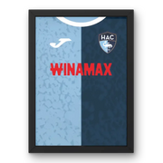 Affiche LE HAVRE 2024-25 (AVANT) – Affiche encadrée personnalisée - Cadre Perso