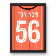 Affiche Lorient Domicile 2024-2025 – Affiche encadrée personnalisée - Cadre Perso