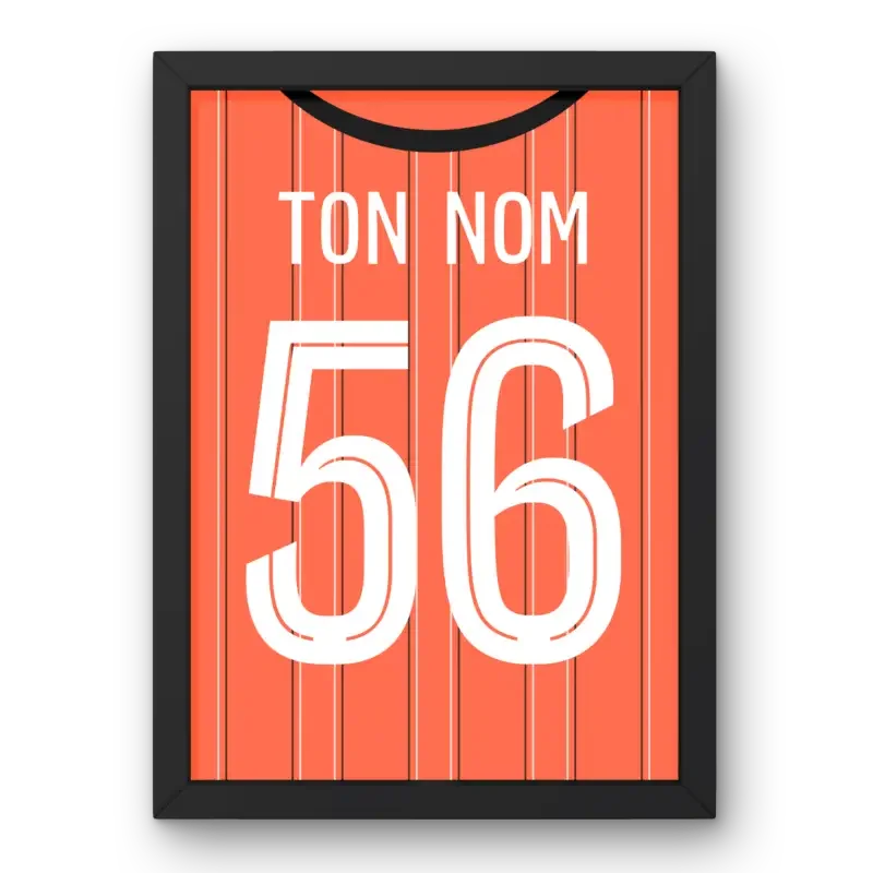 Affiche Lorient Domicile 2024-2025 – Affiche encadrée personnalisée - Cadre Perso