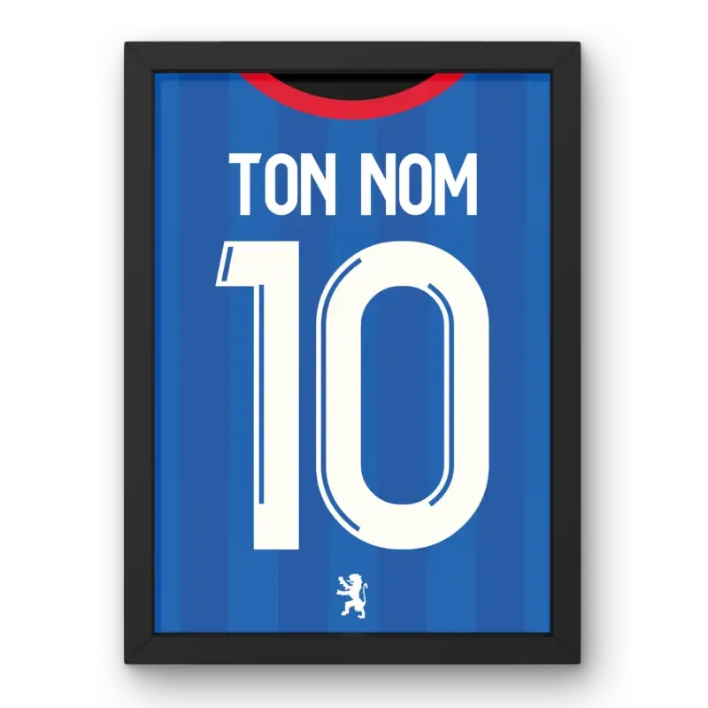 Affiche Lyon Extérieur 2023-2024 – Affiche encadrée personnalisée - Cadre Perso