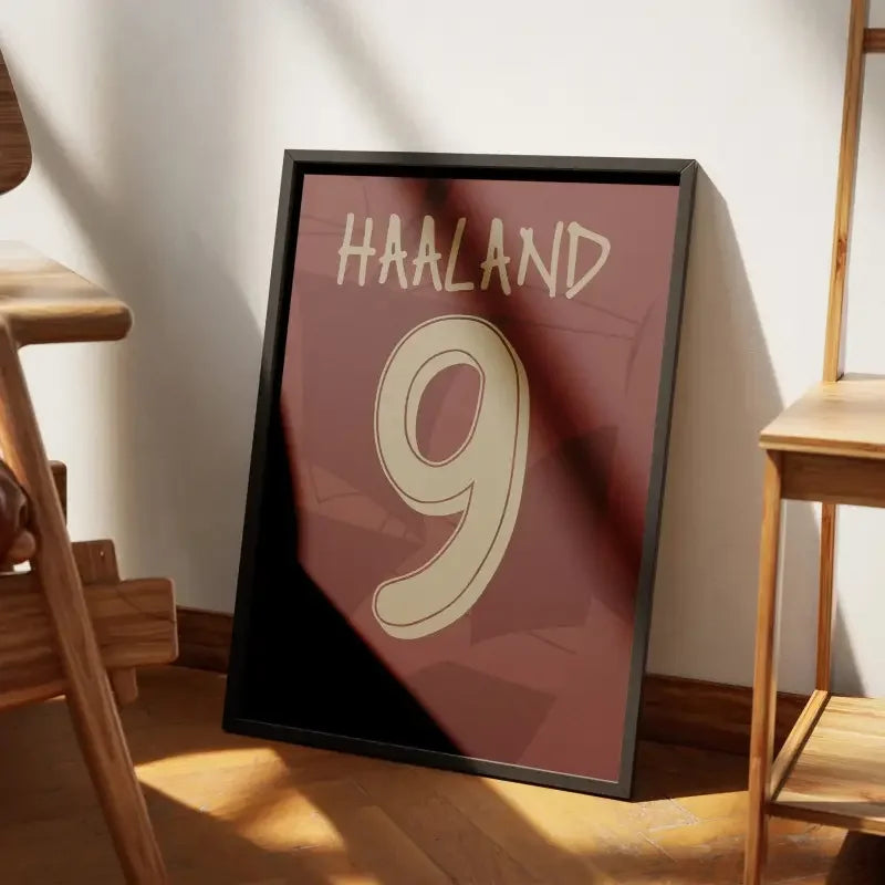 Affiche Manchester City Third 2024-2025 – Affiche encadrée personnalisée - Cadre Perso