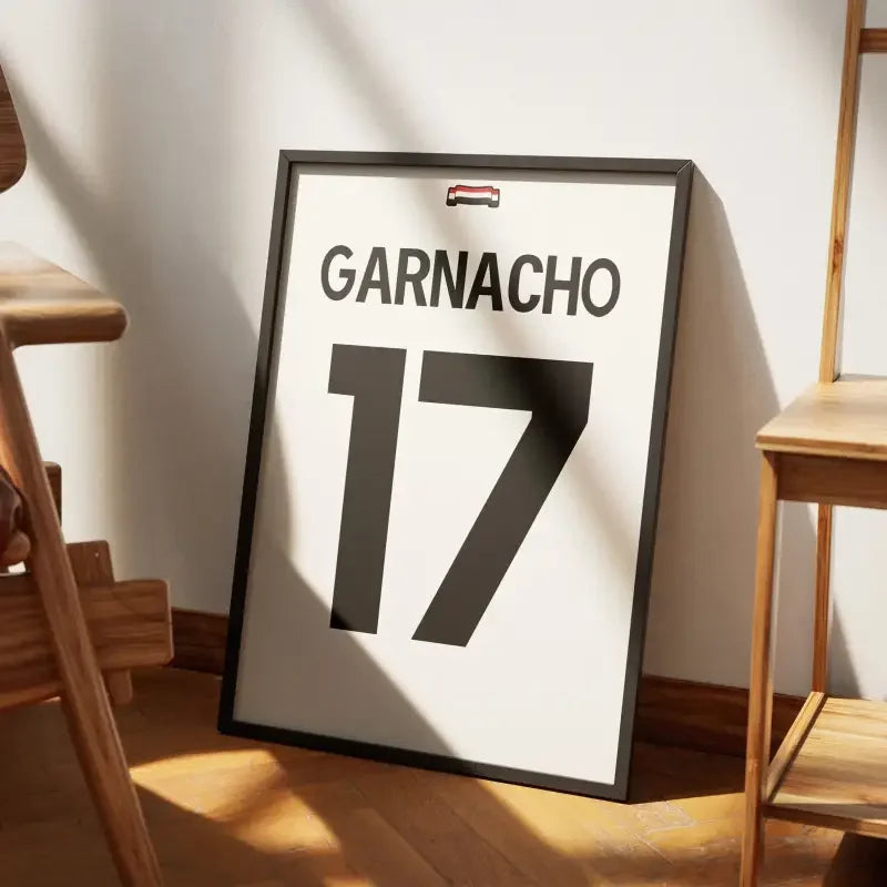 Affiche Manchester United Third 2024-2025 – Affiche encadrée personnalisée - Cadre Perso