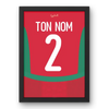 Affiche Maroc Domicile 2024-2025 – Affiche encadrée personnalisée - Cadre Perso