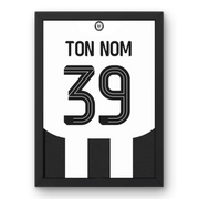 Affiche Newcastle Domicile 2024-2025 – Affiche encadrée personnalisée - Cadre Perso