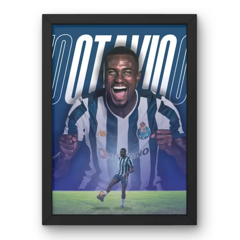 Affiche Otávio - FC Porto – Affiche encadrée personnalisée - Cadre Perso