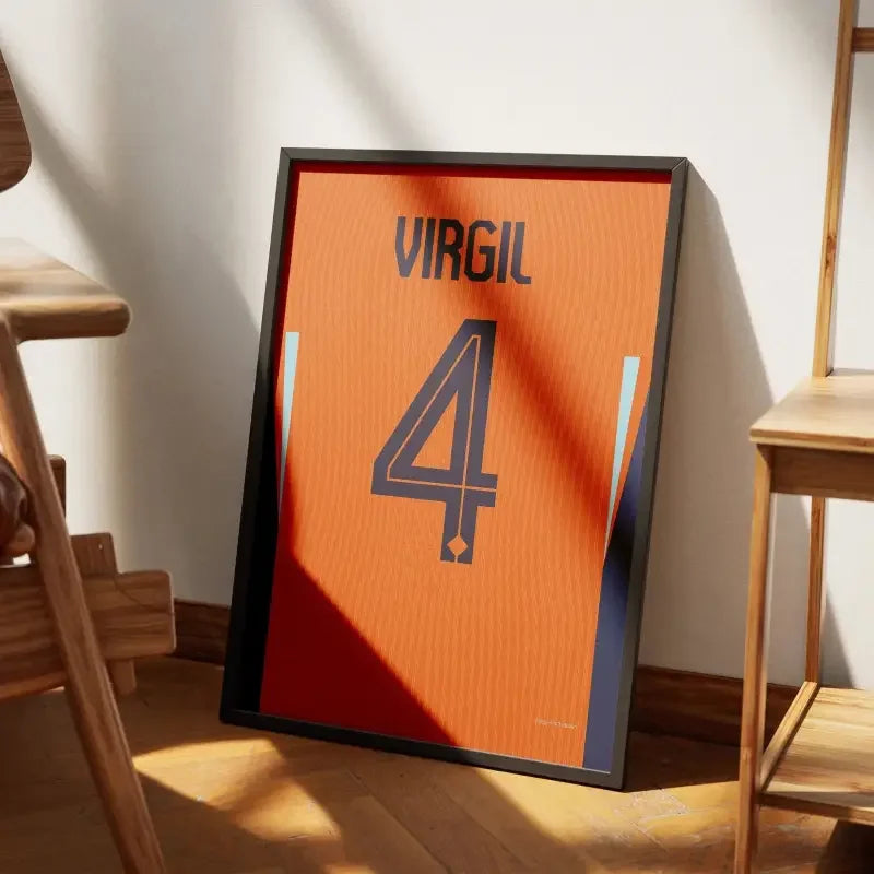 Affiche Pays-Bas Domicile Euro 2024 – Affiche encadrée personnalisée - Cadre Perso