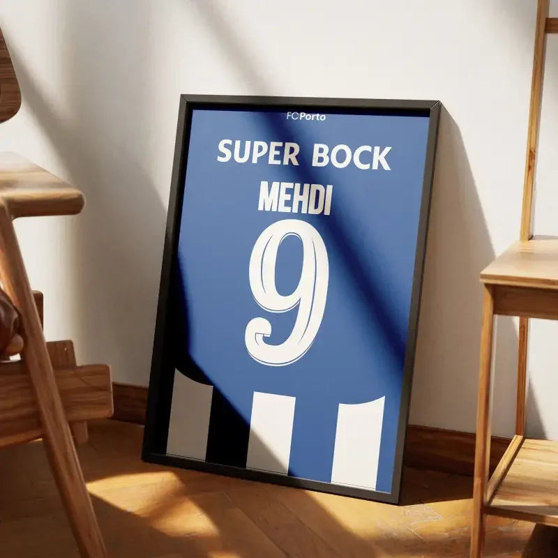 Affiche Porto Domicile 2023-2024 – Affiche encadrée personnalisée - Cadre Perso