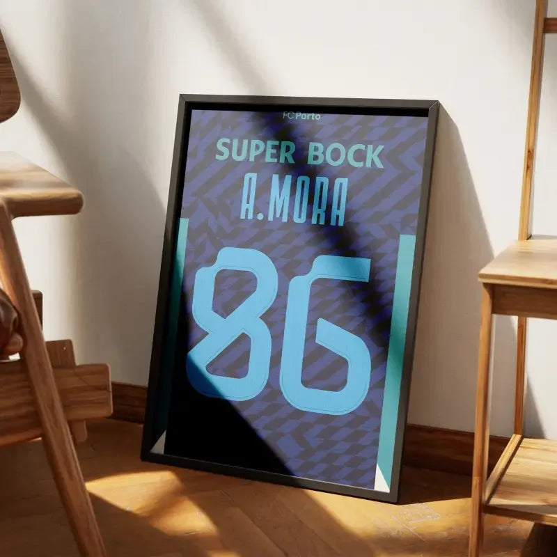 Affiche Porto Third 2024-2025 – Affiche encadrée personnalisée - Cadre Perso