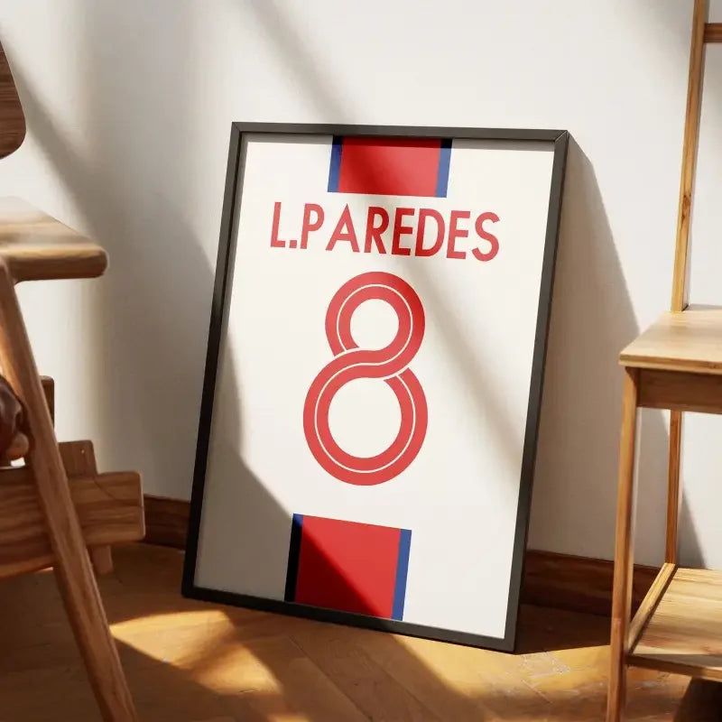 Affiche PSG Extérieur 2020-2021 – Affiche encadrée personnalisée - Cadre Perso