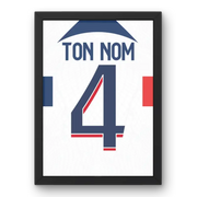 Affiche PSG Extérieur 2023-2024 – Affiche encadrée personnalisée - Cadre Perso