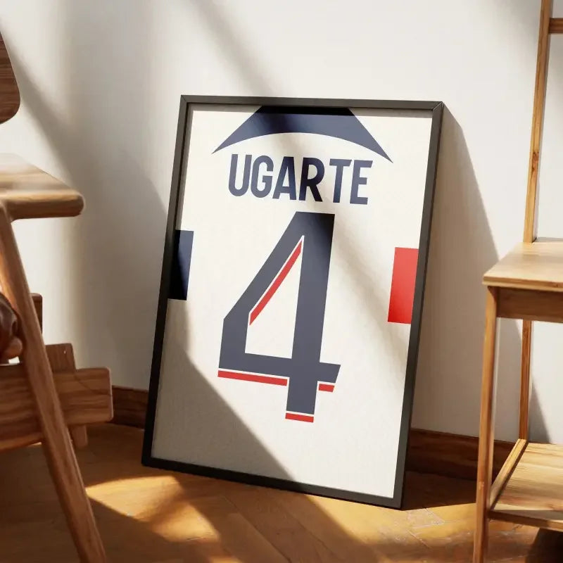 Affiche PSG Extérieur 2023-2024 – Affiche encadrée personnalisée - Cadre Perso