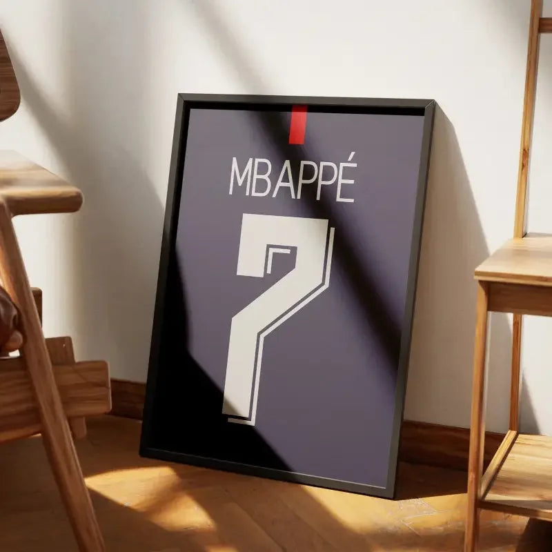 Affiche PSG Finale Ligue des Champions 2019-2020 – Affiche encadrée personnalisée - Cadre Perso