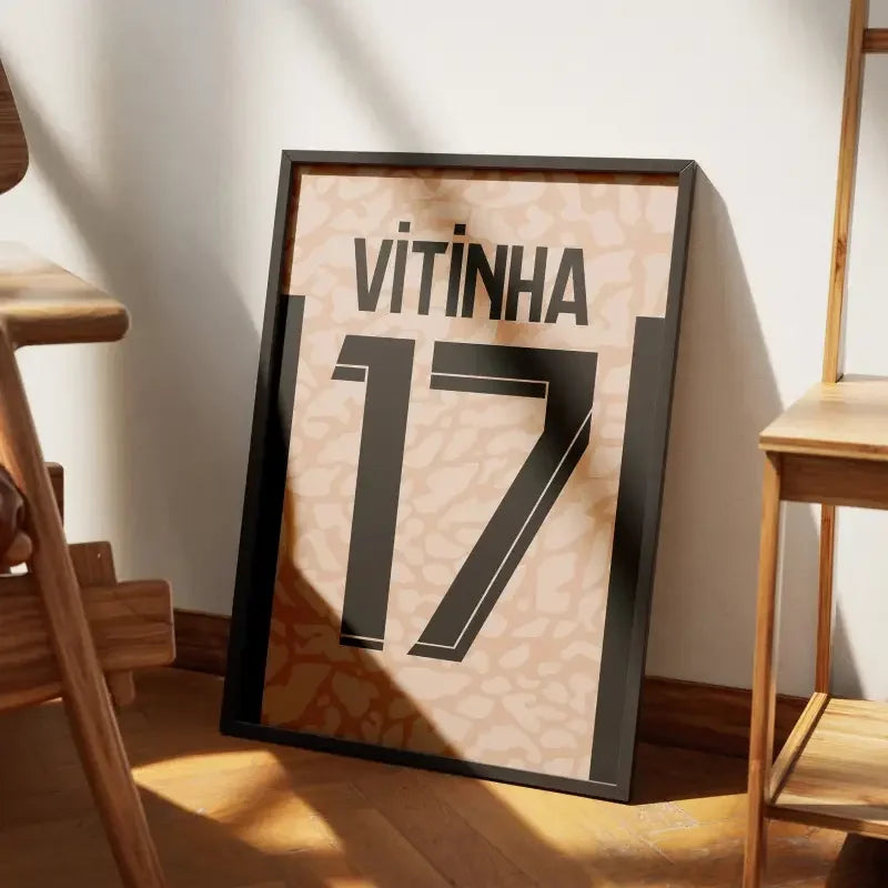 Affiche PSG Fourth 2023-2024 – Affiche encadrée personnalisée - Cadre Perso