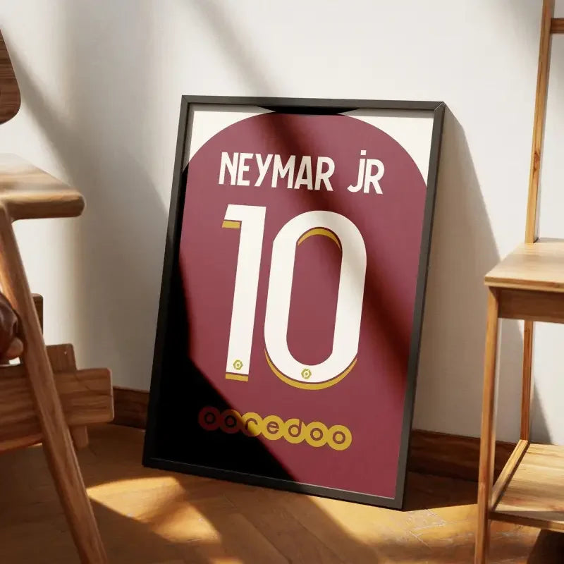Affiche PSG Third 2020-2021 – Affiche encadrée personnalisée - Cadre Perso