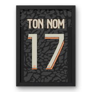 Affiche PSG Third 2023-2024 – Affiche encadrée personnalisée - Cadre Perso