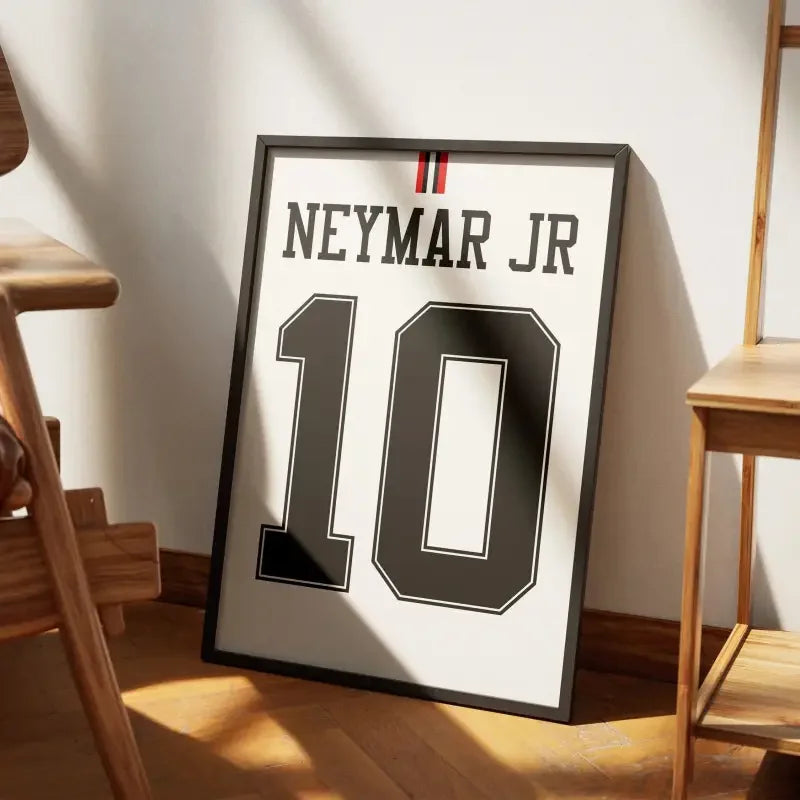 Affiche PSG Third Champions League 2018-2019 – Affiche encadrée personnalisée - Cadre Perso