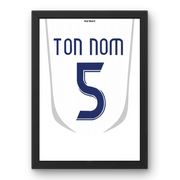 Affiche Real Madrid Domicile 2006-2007 – Affiche encadrée personnalisée - Cadre Perso